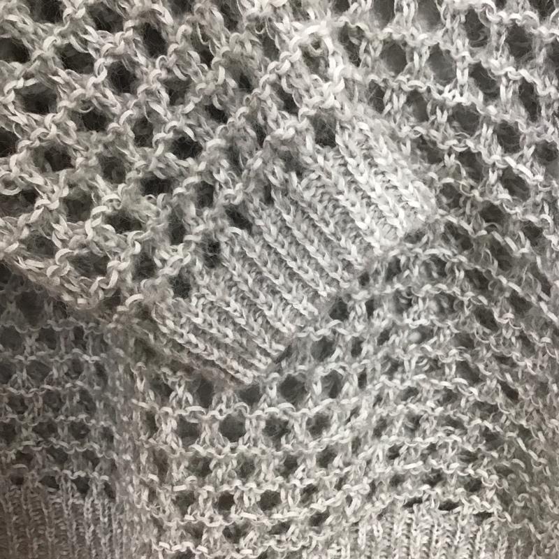 ニコアンド niko and... ニット、セーター 長袖 長袖ニットカットソー クルーネック セーター FREE 無地 灰 / グレー /  レディース USED 古着 中古 10147249