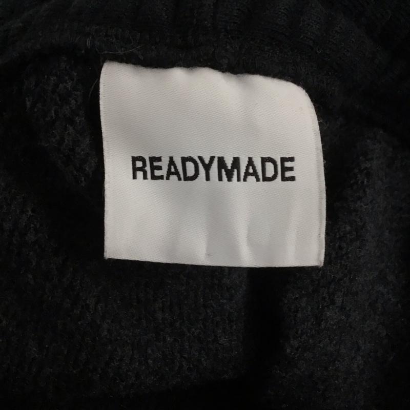 レディーメイド READY MADES パンツ ワークパンツ、ペインターパンツ re-co-bk-00-00-247 スマイルスウェットパンツ S ロゴ、文字 黒 / ブラック /  メンズ USED 古着 中古 10148570