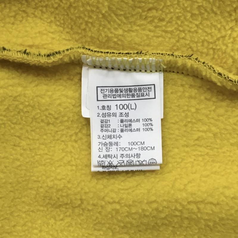 ザノースフェイス THE NORTH FACE ジャケット、上着 ジャンパー、ブルゾン THE NORTH FACE フリースジャケット　NJ4FL62J L ロゴ、文字 黄 / イエロー / X 黒 / ブラック /  メンズ USED 古着 中古 10122369
