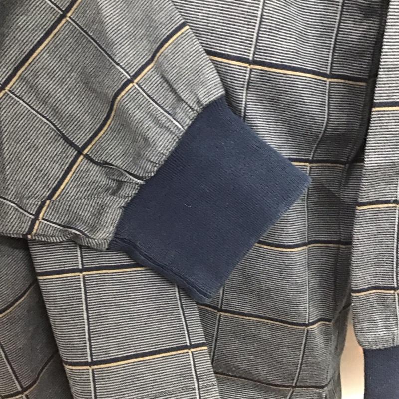バーバリーロンドン Burberry London ポロシャツ 長袖 長袖ポロシャツ 長袖カットソー カラーシャツ L チェック マルチカラー / マルチカラー /  メンズ USED 古着 中古 10145258