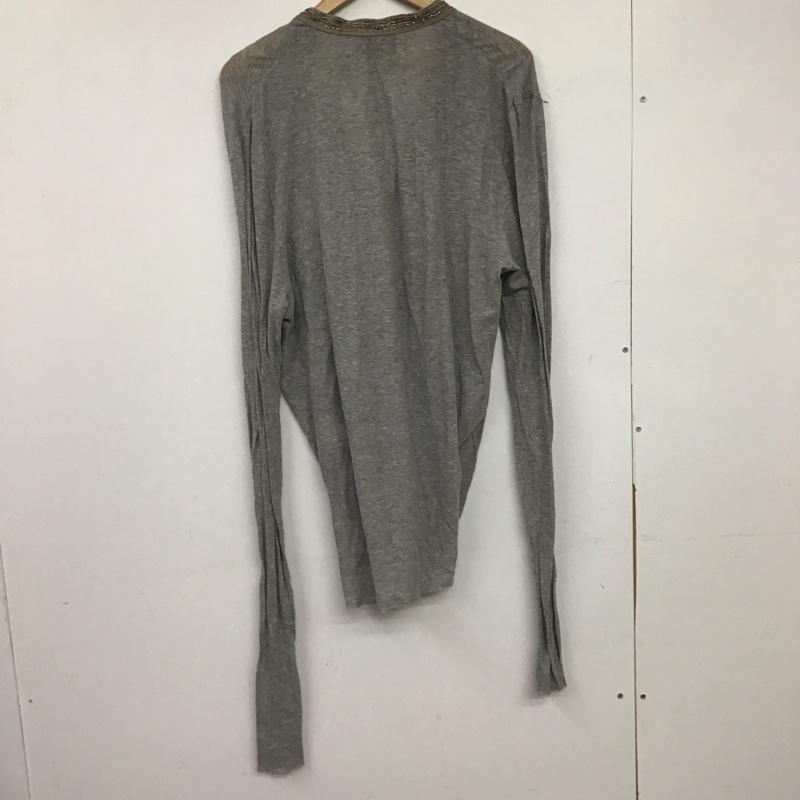 カラー kolor カーディガン 長袖 長袖カーディガン 前ボタン 2 無地 灰 / グレー /  メンズ USED 古着 中古 10144881