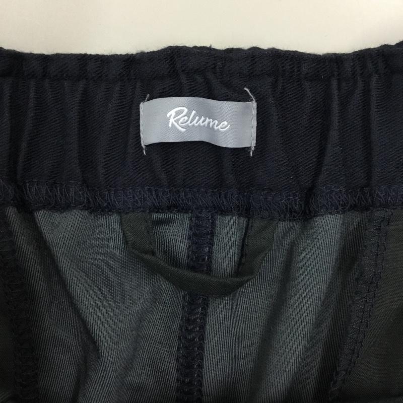 ジャーナルスタンダード レリューム JOURNAL STANDARD relume パンツ ワークパンツ、ペインターパンツ 22-030-464-0420-2-0 ワイドパンツ ストレッチパンツ カジュアルパンツ L 無地 紺 / ネイビー /  メンズ USED 古着 中古 10121052