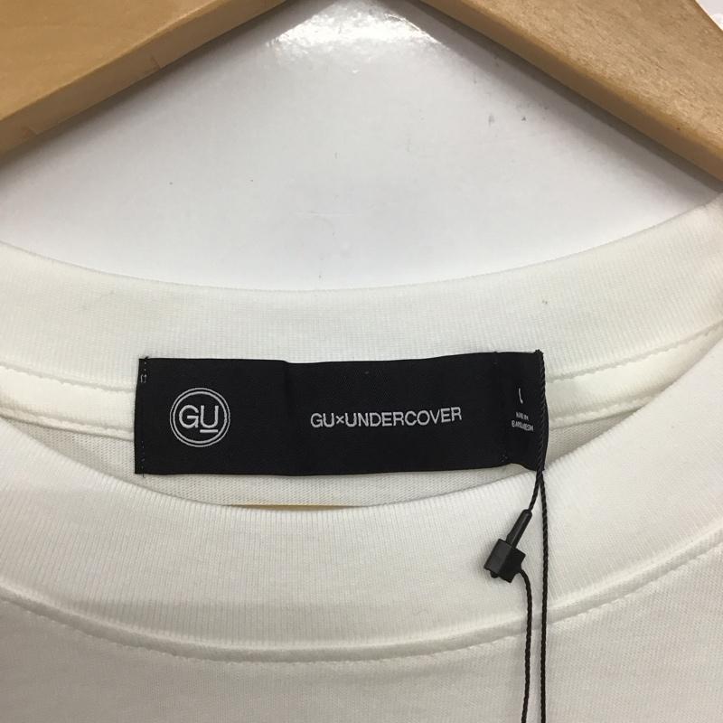 ジーユー GU Tシャツ 半袖 341-352691 グラフィックTUNDERCOVER1 半袖カットソー プリントTシャツ L プリント 白 / ホワイト /  メンズ USED 古着 中古 10132886