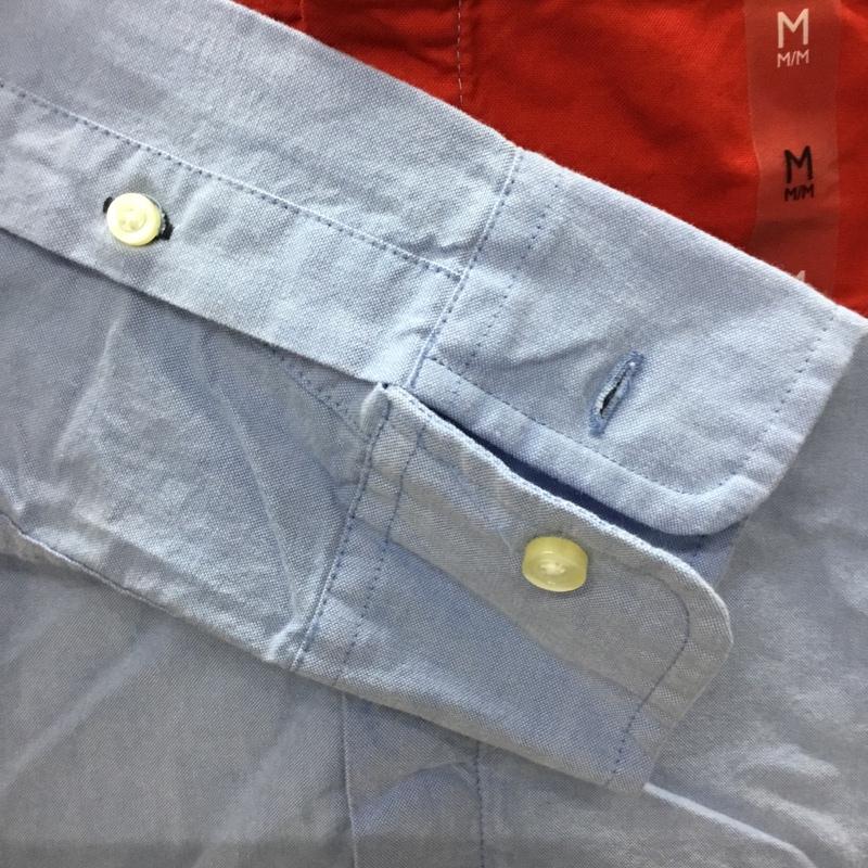 トミーヒルフィガー TOMMY HILFIGER シャツ、ブラウス 長袖 M 無地 水色 / ライトブルー /  メンズ USED 古着 中古 10112765