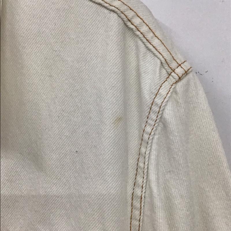 リーバイス Levi s ジャケット、上着 ジャケット、ブレザー デニムジャケット Gジャン 40 無地 白 / ホワイト /  メンズ USED 古着 中古 10134527