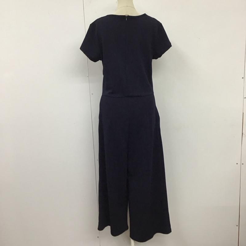 ザラコレクション ZARA COLLECTION ワンピース ロングスカート 半袖ロングワンピース フレアスカート 切り替えワンピース M 無地 紺 / ネイビー /  レディース USED 古着 中古 10122714