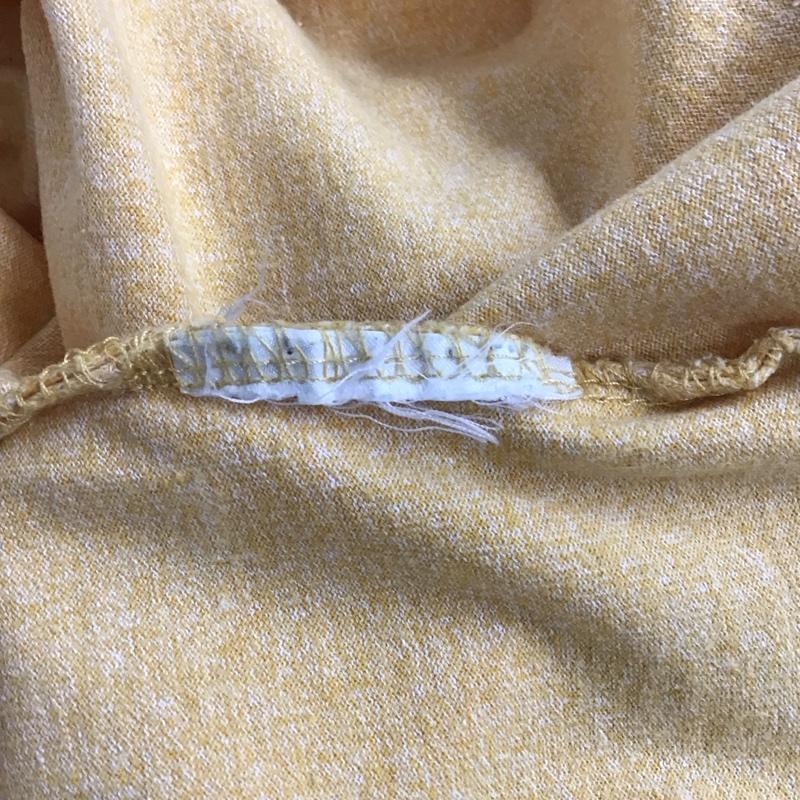 デウスエクスマキナ DEUS EX MACHINA Tシャツ 半袖 S ロゴ、文字 橙 / オレンジ /  メンズ USED 古着 中古 10141112