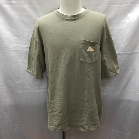 ケルティ KELTY Tシャツ 半袖 KE22SSFS01 胸ポケット S ロゴ、文字 ベージュ / ベージュ /  メンズ USED 古着 中古 10118969