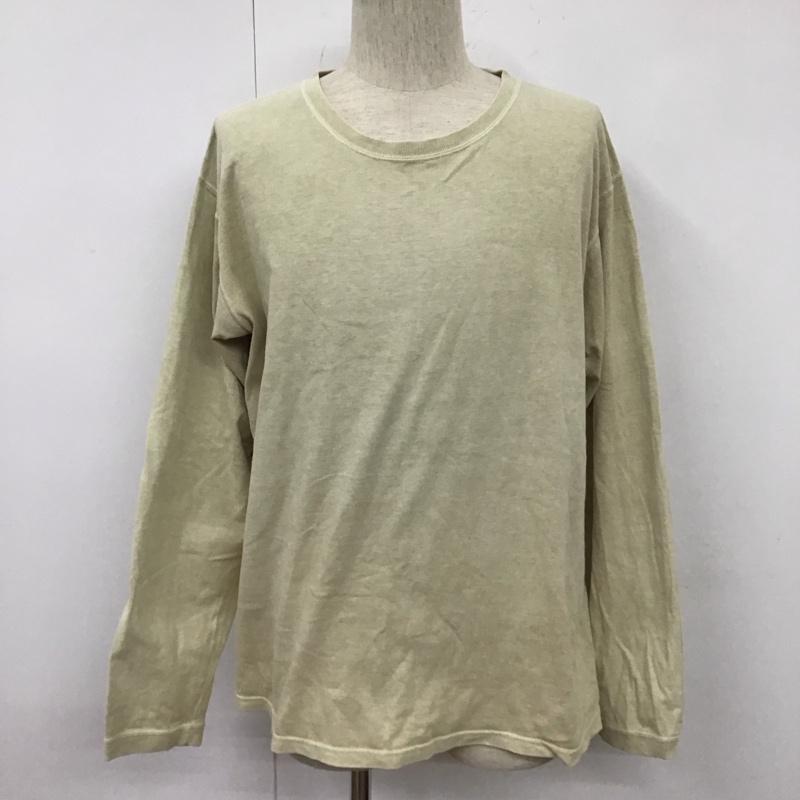 グッドオン Good On Tシャツ 長袖 XL 無地 ベージュ / ベージュ /  メンズ USED 古着 中古 10107893