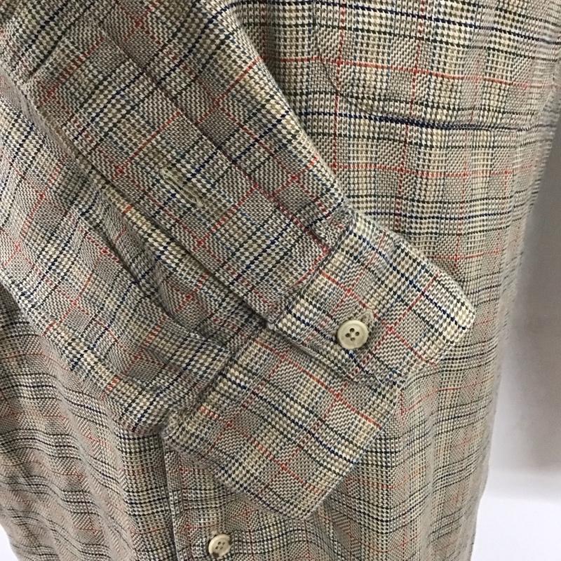 ポールスチュアート PAUL STUART シャツ、ブラウス 長袖 長袖シャツ チェックシャツ カラーシャツ L チェック マルチカラー / マルチカラー /  メンズ USED 古着 中古 10125768