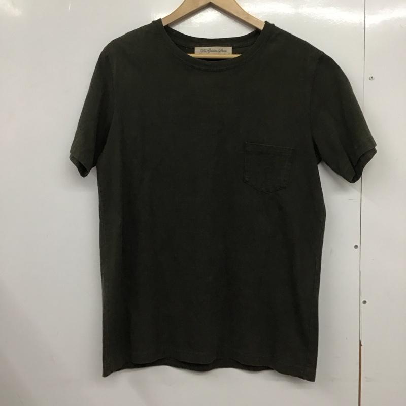 レミ レリーフ REMI RELIEF Tシャツ 半袖 クルーネック 胸ポケット コットン L 無地 カーキ / カーキ /  メンズ USED 古着 中古 10145212