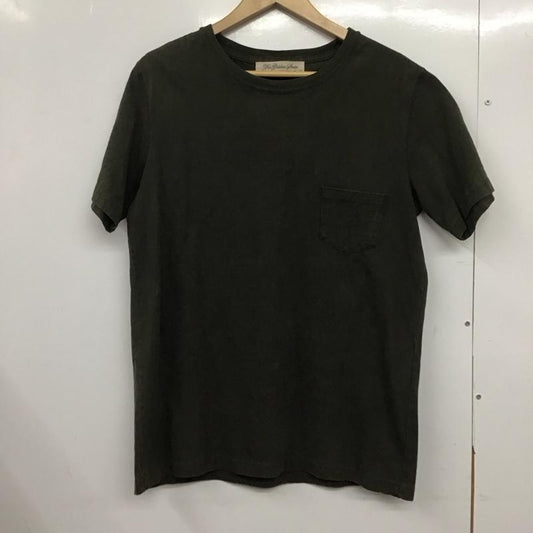 レミ レリーフ REMI RELIEF Tシャツ 半袖 クルーネック 胸ポケット コットン L 無地 カーキ / カーキ /  メンズ USED 古着 中古 10145212