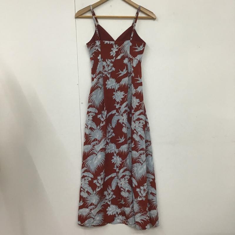 スライ SLY ワンピース ロングスカート 030CSK33-7580 EXOTIC PLANTS OP キャミワンピース 1 花柄 えんじ / ワインレッド /  レディース USED 古着 中古 10107172