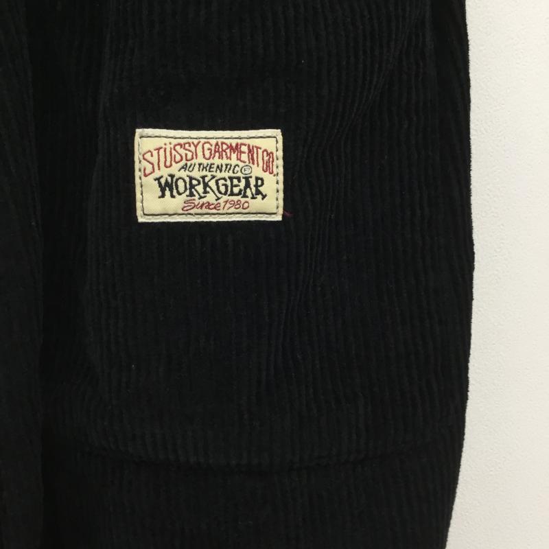 ステューシー STUSSY パンツ ワークパンツ、ペインターパンツ コーデュロイパンツ M ロゴ、文字 黒 / ブラック /  メンズ USED 古着 中古 10119030