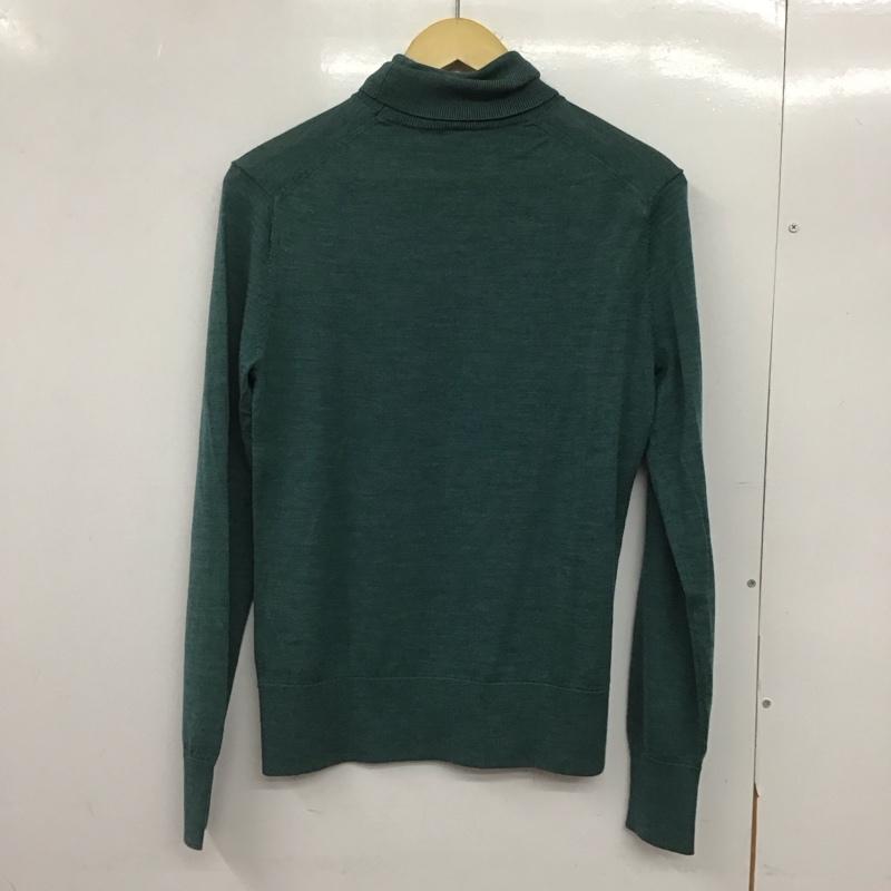 ブルックスブラザーズ BROOKS BROTHERS ニット、セーター 長袖 タートルネック ウール M 無地 緑 / グリーン /  レディース USED 古着 中古 10146381