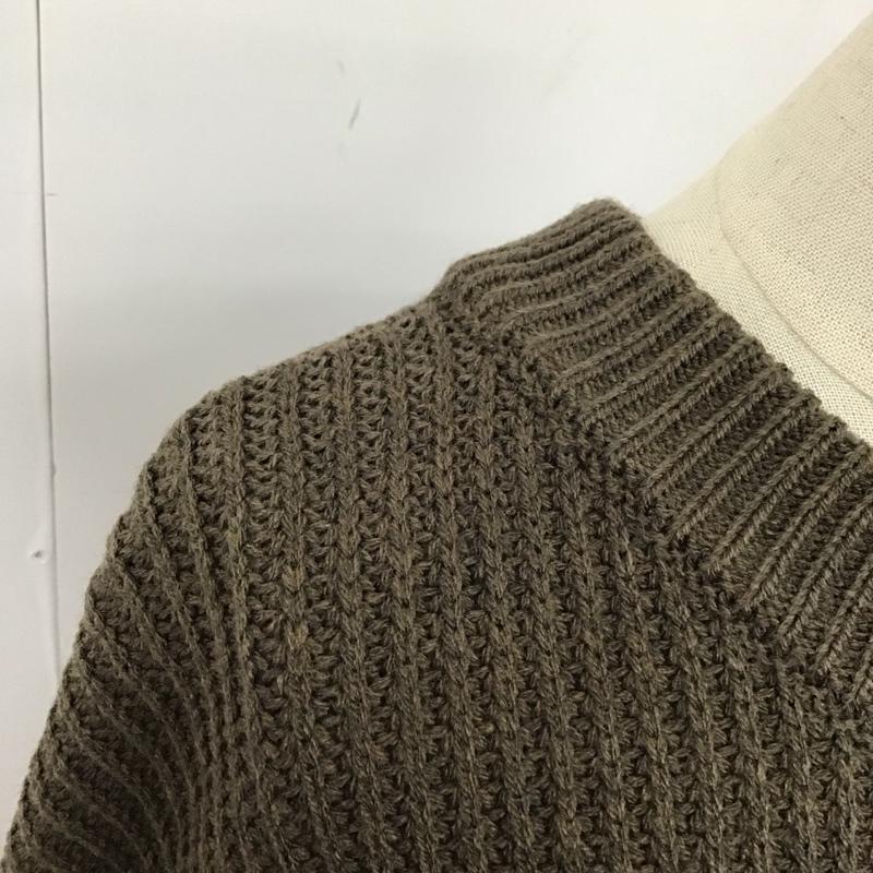 フリークスストア FREAK S STORE ワンピース ロングスカート 13-17-2489-00096-2690 片畦ボリューム ビッグシルエットワンピース タグ付き ニットワンピース FREE 無地 茶 / ブラウン /  レディース USED 古着 中古 10121871