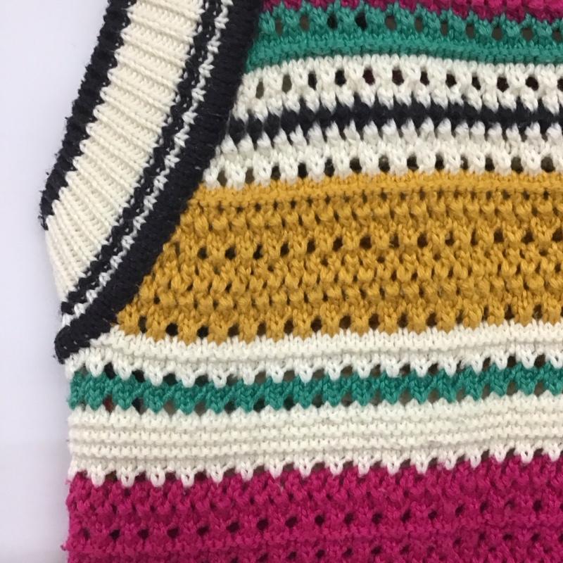 ザラ ZARA ベスト ベスト S  マルチカラー / マルチカラー /  レディース USED 古着 中古 10142738