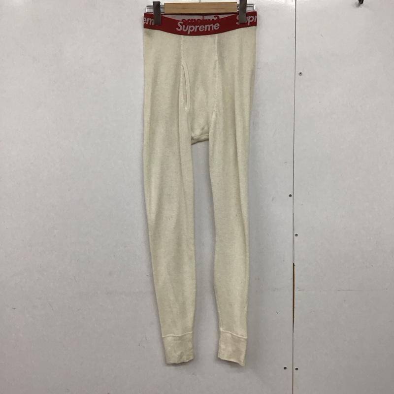 シュプリーム Supreme ボトムス ボトムス サーマルパンツ アンダーウェア スパッツ S 無地 白 / ホワイト /  メンズ USED 古着 中古 10142567