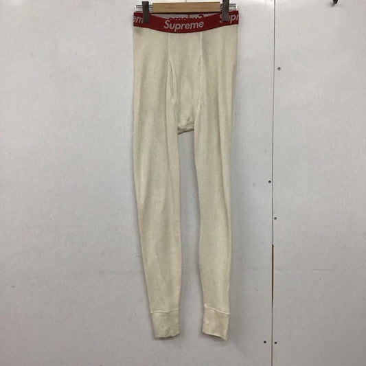 シュプリーム Supreme ボトムス ボトムス サーマルパンツ アンダーウェア スパッツ S 無地 白 / ホワイト /  メンズ USED 古着 中古 10142567