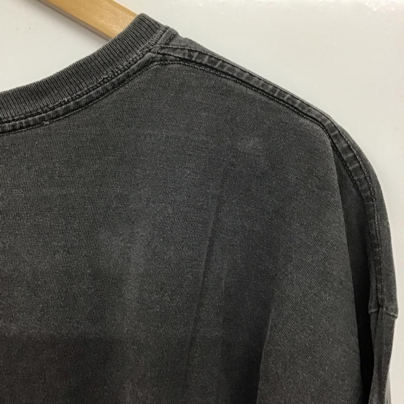 ステューシー STUSSY Tシャツ 半袖 半袖カットソー プリントTシャツ クルーネックカットソー L プリント 灰 / グレー /  メンズ USED 古着 中古 10132556