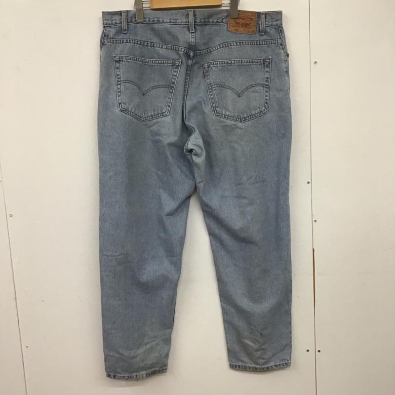 リーバイストラウスアンドコー Levi Strauss & co. パンツ デニム、ジーンズ デニムパンツ ワイドパンツ カジュアルパンツ 40 無地 インディゴ / インディゴ /  メンズ USED 古着 中古 10139654