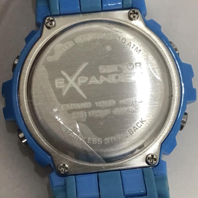 セクター SECTOR 腕時計 デジタル R3251172014 ロゴ、文字 水色 / ライトブルー /  メンズ USED 古着 中古 10135264