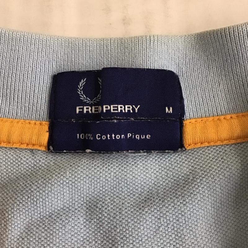 フレッドペリー FRED PERRY ポロシャツ 半袖 半袖ポロシャツ カラーシャツ 半袖カットソー M ロゴ、文字 マルチカラー / マルチカラー /  メンズ USED 古着 中古 10110419