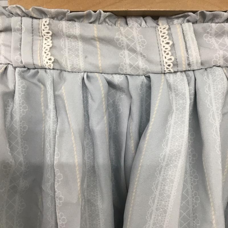 アクシーズファム axes femme スカート ひざ丈スカート M  水色 / ライトブルー /  レディース USED 古着 中古 10131920