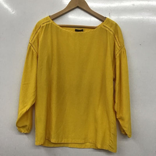 フェンディ FENDI カットソー 長袖 40 無地 黄 / イエロー /  レディース USED 古着 中古 10133311