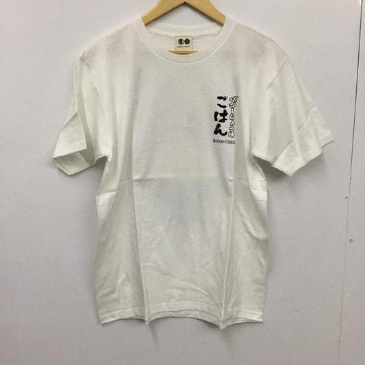 豊天商店 ぶーでんしょうてん Tシャツ 半袖 バター醬油ごはん L ロゴ、文字 X プリント 白 / ホワイト /  メンズ USED 古着 中古 10146274