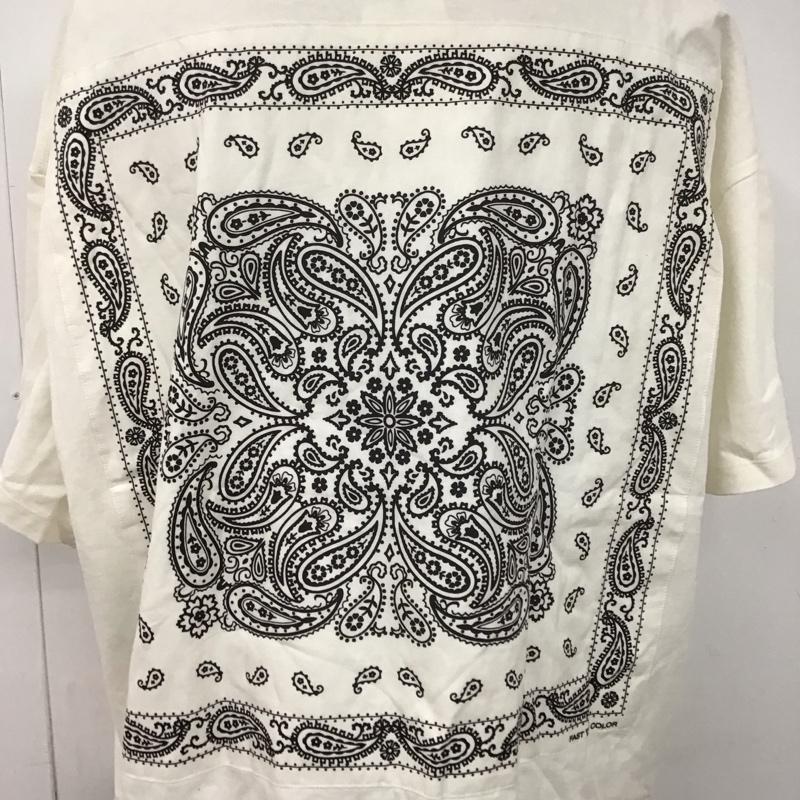 ジャーナルスタンダード JOURNAL STANDARD Tシャツ 半袖 半袖カットソー プリントTシャツ クルーネックカットソー L プリント 白 / ホワイト /  メンズ USED 古着 中古 10127349