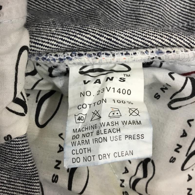 バンズ VANS パンツ デニム、ジーンズ デニムパンツ カーゴパンツ カジュアルパンツ ワイドパンツ 32インチ ロゴ、文字 インディゴ / インディゴ /  メンズ USED 古着 中古 10114103