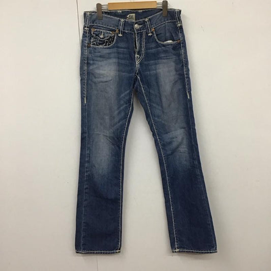 トゥルーレリジョン TRUE RELIGION パンツ デニム、ジーンズ デニムパンツ スリムパンツ カジュアルパンツ 30インチ 無地 インディゴ / インディゴ /  メンズ USED 古着 中古 10132159