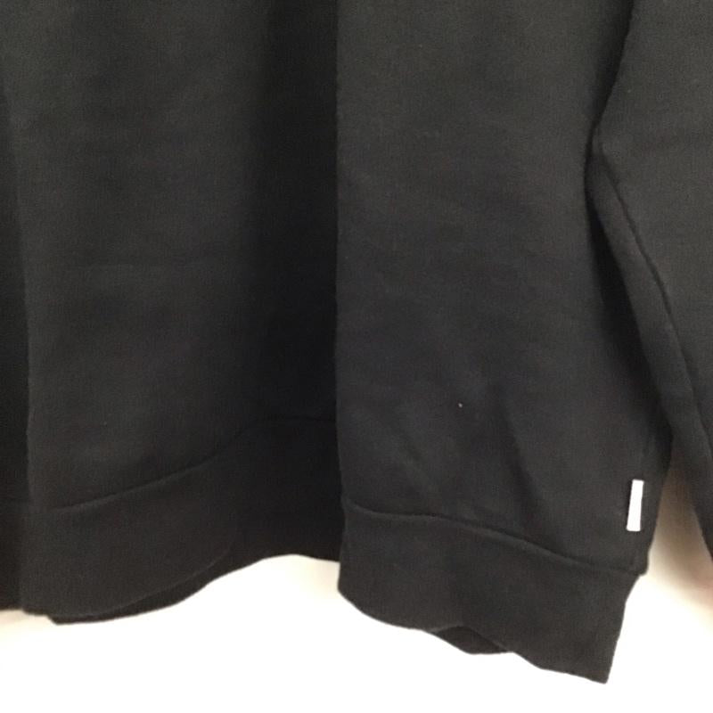 ダブルタップス WTAPS トレーナー 長袖 長袖トレーナー スウェット クルーネック プルオーバー 3 ロゴ、文字 黒 / ブラック /  メンズ USED 古着 中古 10142891