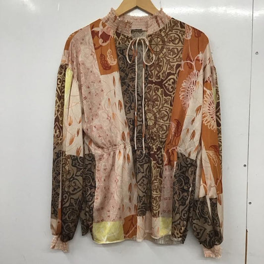 ザラ ZARA カットソー 長袖 S  マルチカラー / マルチカラー /  レディース USED 古着 中古 10139330
