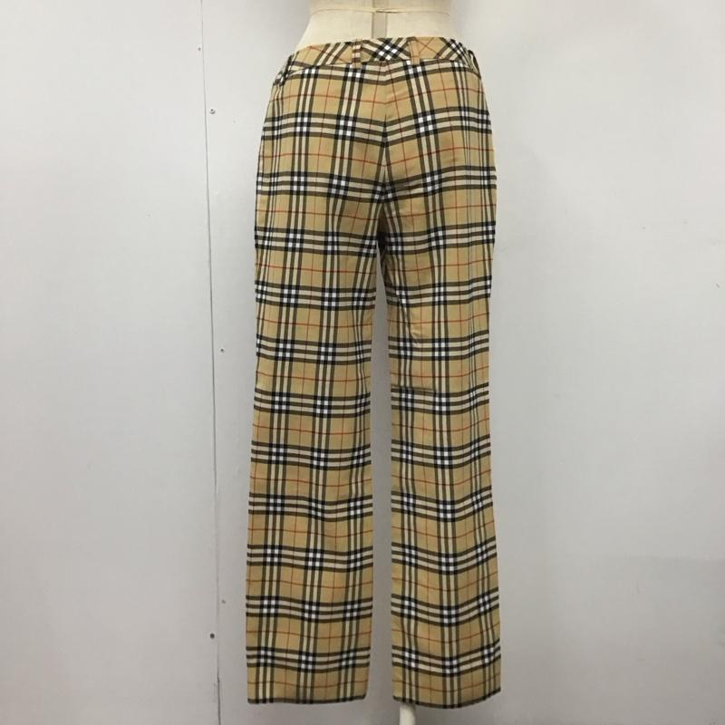 バーバリーズ BURBERRYS パンツ スラックス 40 チェック マルチカラー / マルチカラー /  レディース USED 古着 中古 10109138