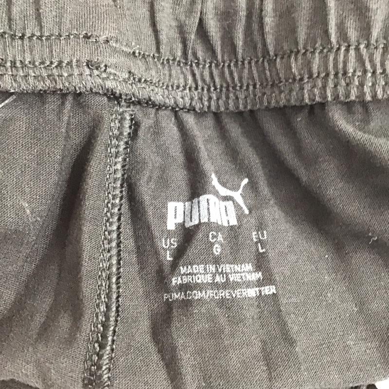 プーマ PUMA パンツ ショートパンツ ショートパンツ ハーフパンツ カジュアルパンツ スポーツウェア L ロゴ、文字 黒 / ブラック /  メンズ USED 古着 中古 10129076