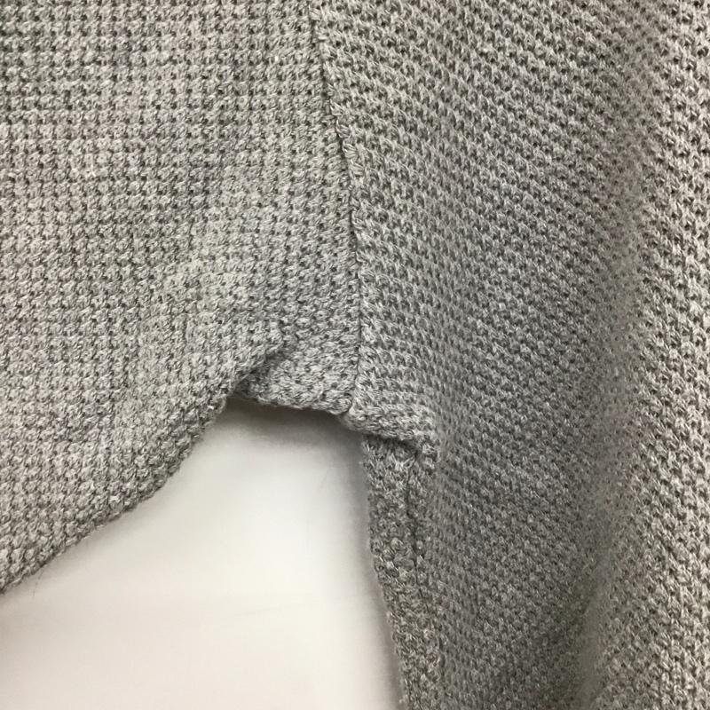 シップスジェットブルー SHIPS JET BLUE ポロシャツ 半袖 半袖ポロシャツ カラーシャツ 半袖カットソー L 無地 灰 / グレー /  メンズ USED 古着 中古 10139889