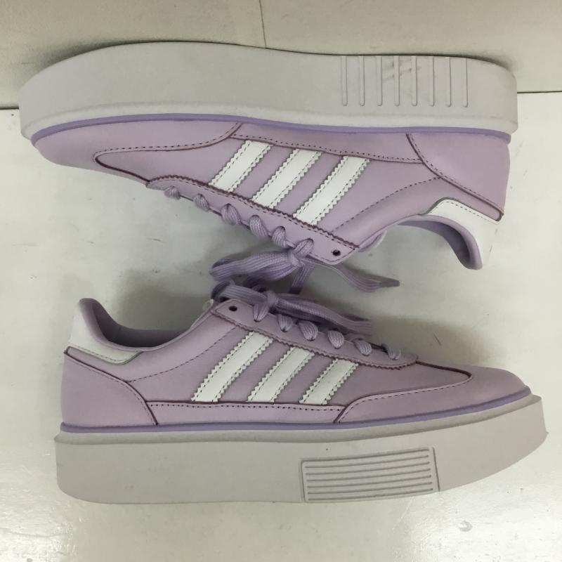 アディダス adidas スニーカー スニーカー FU6838 SLEEK SUPER 23.5cm ロゴ、文字 紫 / パープル /  レディース USED 古着 中古 10133786