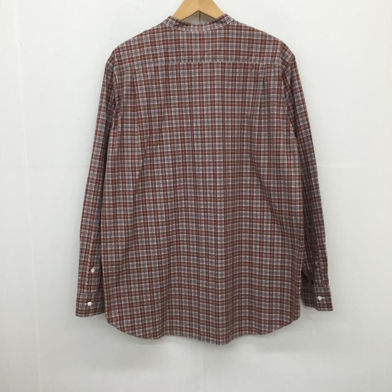 ジムフレックス GYMPHLEX シャツ、ブラウス 長袖 20S-WS-003 M チェック 茶 / ブラウン /  メンズ USED 古着 中古 10129010