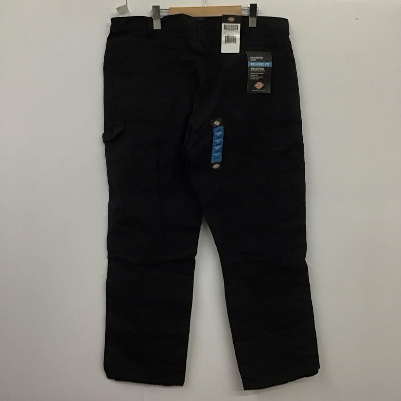 ディッキーズ Dickies パンツ ワークパンツ、ペインターパンツ ワークパンツ ワイドパンツ カジュアルパンツ 40 無地 黒 / ブラック /  メンズ USED 古着 中古 10110443