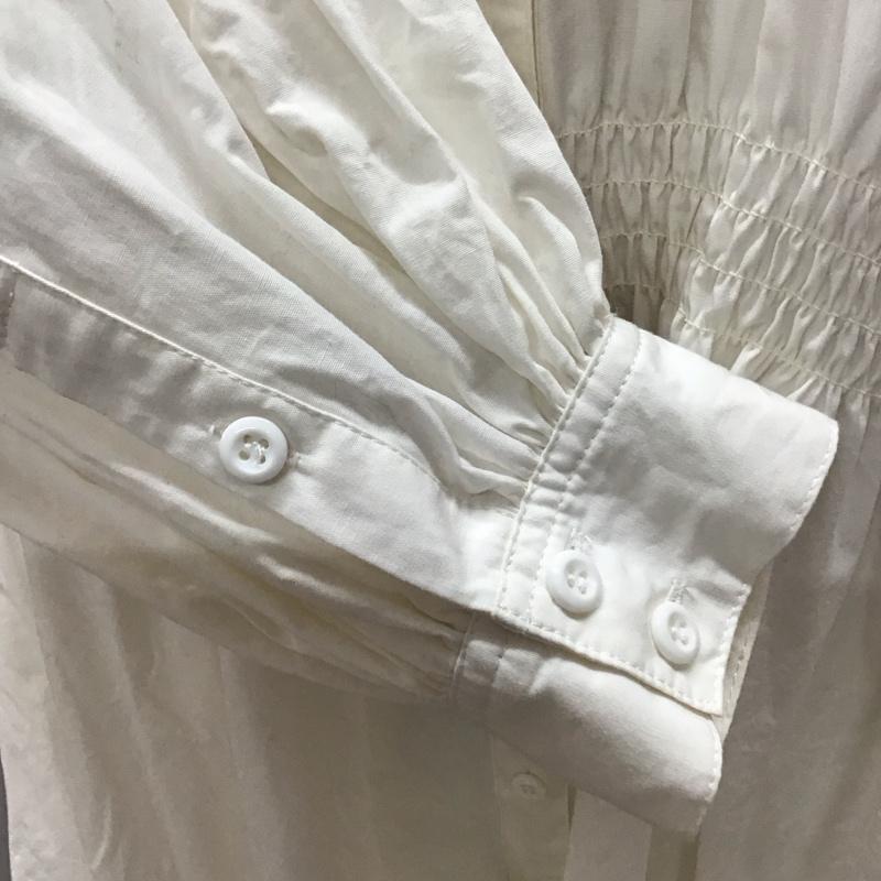 スライ SLY ワンピース ひざ丈スカート 030EAP33-3150 SHIRRING VOLUME SH OP ギャザースリーブ 1 無地 アイボリー / アイボリー /  レディース USED 古着 中古 10116770