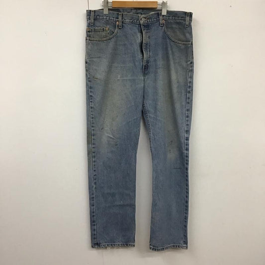 リーバイストラウスアンドコー Levi Strauss & co. パンツ デニム、ジーンズ デニムパンツ ストレートパンツ ワイドパンツ カジュアルパンツ 38 無地 インディゴ / インディゴ /  メンズ USED 古着 中古 10117565