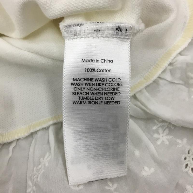 ラルフローレン RALPHLAUREN ワンピース ミニスカート 6M 無地 白 / ホワイト /  ガールズ USED 古着 中古 10110561
