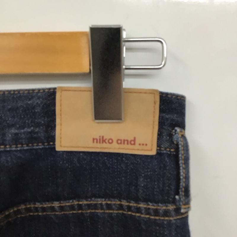 ニコアンド niko and... パンツ デニム、ジーンズ M 無地 インディゴ / インディゴ /  レディース USED 古着 中古 10130272