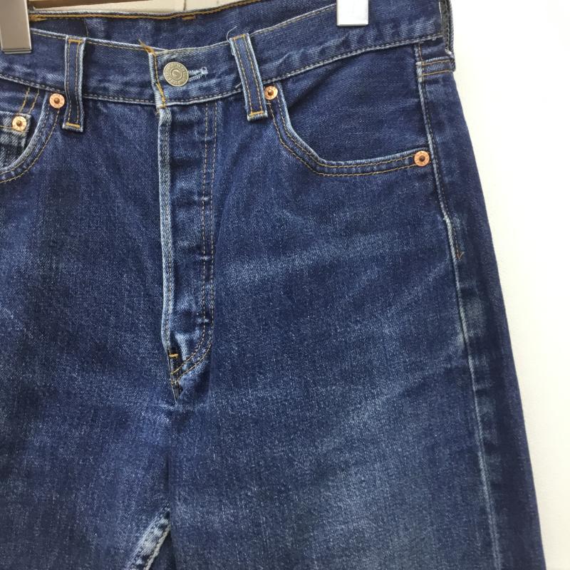 リーバイス Levi s パンツ デニム、ジーンズ USA製　00s 30インチ 無地 インディゴ / インディゴ /  レディース USED 古着 中古 10150937