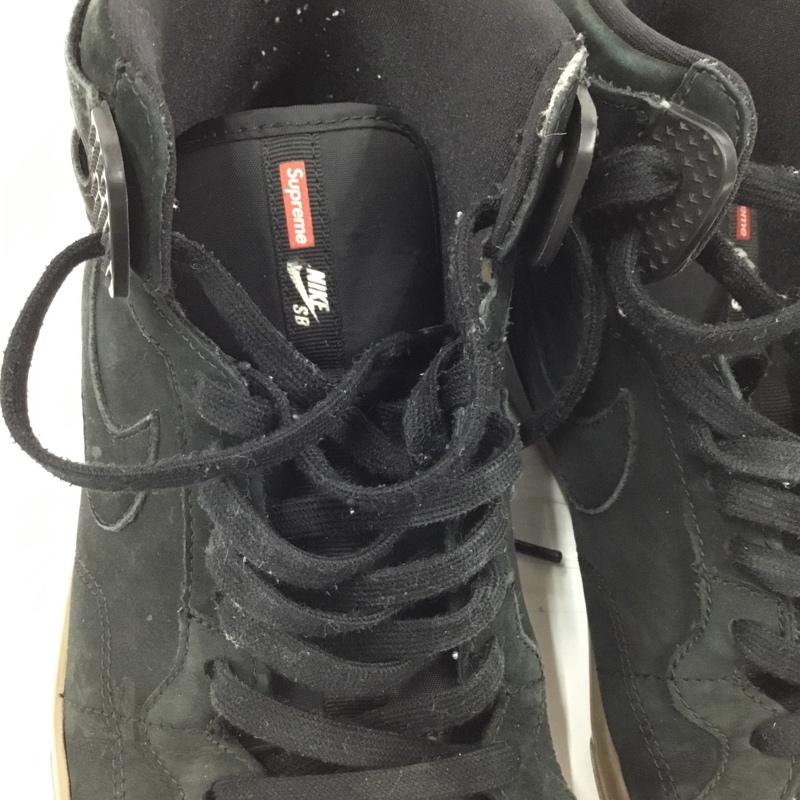 シュプリーム Supreme スニーカー スニーカー 428927-005 NIKE SB ZOOM AIR 94 HI 28cm 28.0cm ロゴ、文字 黒 / ブラック /  メンズ USED 古着 中古 10106003