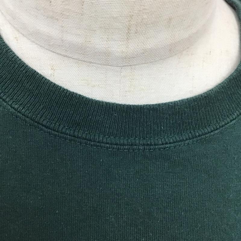 カーハート Carhartt Tシャツ 半袖 半袖カットソー 無地Tシャツ クルーネックカットソー M ロゴ、文字 緑 / グリーン /  メンズ USED 古着 中古 10112505