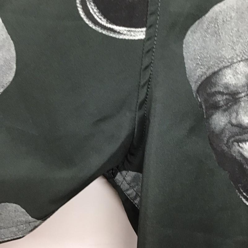 ペルーシュ perushu シャツ、ブラウス 半袖 半袖シャツ プリントシャツ カジュアルシャツ L プリント 緑 / グリーン /  メンズ USED 古着 中古 10137307