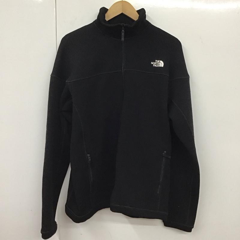 ザノースフェイス THE NORTH FACE ジャケット、上着 ジャケット、ブレザー NT61808 マウンテンテックセーター ジップアップジャケット XL ロゴ、文字 黒 / ブラック /  メンズ USED 古着 中古 10131965